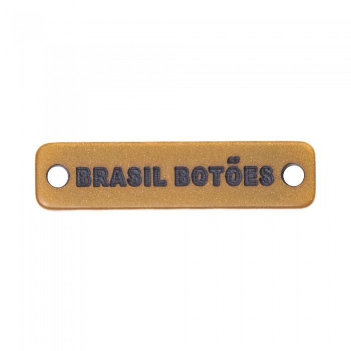 Plaquinha Poliéster Efeito Metalizado